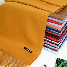 Load image into Gallery viewer, 2022 Tassel Women’s Scarf – Designer Shawl, Wrap & Hijab Pashmina