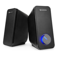 将图片加载到图库查看器,GOgroove SonaVERSE UB2 USB‑Powered 2‑Way Speakers (Blackout)