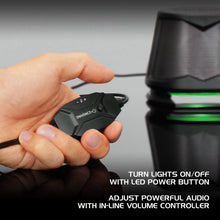 Load image into Gallery viewer, Enhance SB2 USB Powered LED Speakers – Green LED / 10 W Peak