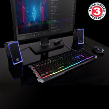 Load image into Gallery viewer, GOgroove SonaVERSE O2i USB‑Powered LED Speaker Driver 2.0 – 14 W Peak