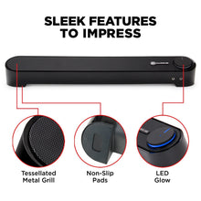 Load image into Gallery viewer, GOgroove SonaVERSE UBR Sound Bar USB‑Powered 6 W RMS / 12 W Peak