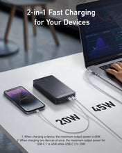 Load image into Gallery viewer, Anker PowerCore 24K 65 W High-Speed Power Bank 24 000 mAh