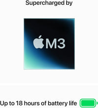 Load image into Gallery viewer, MacBook Air (2024) 13-inch – Apple M3 8-Core GPU – 8GB RAM 256GB SSD | Midnight