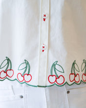 将图片加载到图库查看器,Cherry Cute Button Down