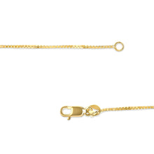 将图片加载到图库查看器,Solid 14K Yellow Gold 0.75mm Classic Box Chain Necklace. Unisex Chain - Size 16 Inches