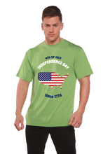 Load image into Gallery viewer, 4th of July Men's Bamboo Viscose/Organic Cotton Short Sleeve Graphic T-Shirt
