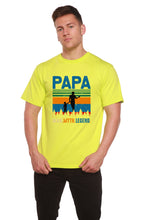 将图片加载到图库查看器,Papa Man, Myth, Legend Men's Bamboo Viscose/Organic Cotton Short Sleeve Graphic T-Shirt