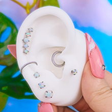 Load image into Gallery viewer, White Opal Ear Curation