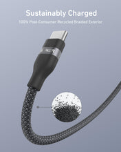 将图片加载到图库查看器,Anker USB-A to USB-C Cable (3 ft/6 ft, Upcycled-Braided)