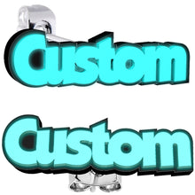 将图片加载到图库查看器,Custom Glow in the Dark Text Personalized Message Stud Earrings