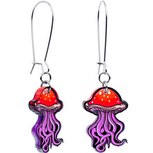 Load image into Gallery viewer, Mushroom Jellyfish Dangle Earrings by Onyx O