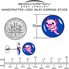 将图片加载到图库查看器,Adorable Axolotl Stud Earrings by Onyx O