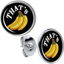 将图片加载到图库查看器,That is Bananas Stud Earrings by Onyx O