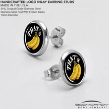 将图片加载到图库查看器,That is Bananas Stud Earrings by Onyx O