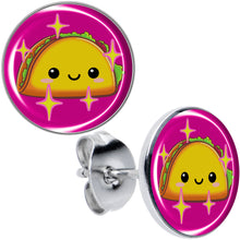 Load image into Gallery viewer, Mexican Fiesta Cute Taco Stud Earrings by Onyx O