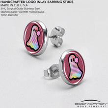 Load image into Gallery viewer, Disco Spirit Ghost Stud Earrings by Onyx O