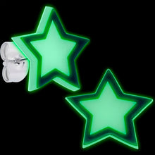 Load image into Gallery viewer, Shining Stars Glow in the Dark Stud Earrings by Onyx O