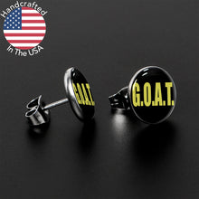 Load image into Gallery viewer, G.O.A.T. Stud Earrings by Onyx O