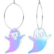 将图片加载到图库查看器,Acrylicious Haunting Ghost Hoop Earrings