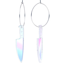 将图片加载到图库查看器,Acrylicious Knife Hoop Earrings