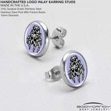 将图片加载到图库查看器,Leaping Leapfrog Spiders Stud Earrings by Onyx O