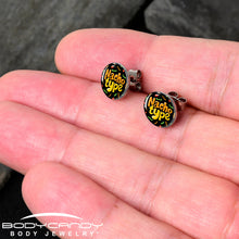 将图片加载到图库查看器,Nacho Type Stud Earrings by Onyx O
