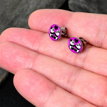 Load image into Gallery viewer, Panda Love Stud Earrings by Onyx O