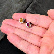 将图片加载到图库查看器,PB and J Peanut Butter and Jelly Sandwich Stud Earrings by Onyx O