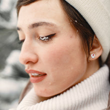 Load image into Gallery viewer, Christmas Peace Love Santa Stud Earrings by Onyx O