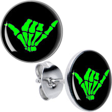 将图片加载到图库查看器,Shaka Hand Stud Earrings by Onyx O