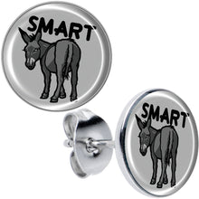 将图片加载到图库查看器,Donkey Smart Ass Stud Earrings by Onyx O