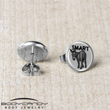 将图片加载到图库查看器,Donkey Smart Ass Stud Earrings by Onyx O