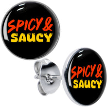 将图片加载到图库查看器,Spicy and Saucy Stud Earrings by Onyx O