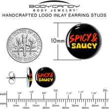 将图片加载到图库查看器,Spicy and Saucy Stud Earrings by Onyx O