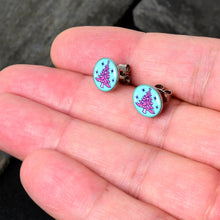 Load image into Gallery viewer, Pastel Christmas Tree Holiday Stud Earrings by Onyx O