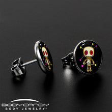 将图片加载到图库查看器,Voodoo Doll Stud Earrings by Onyx O