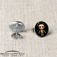 将图片加载到图库查看器,Voodoo Doll Stud Earrings by Onyx O
