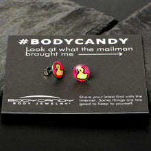 Load image into Gallery viewer, Yellow Ducky Stud Earrings by Onyx O