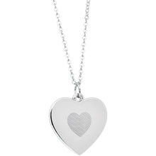 Load image into Gallery viewer, Custom Photo Sliding Locket Heart Pendant Necklace