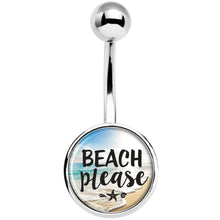将图片加载到图库查看器,Tropical Paradise Beach Please Belly Ring