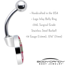 Load image into Gallery viewer, Bah Humbug Holiday Grouch Belly Ring by Onyx O