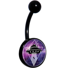 将图片加载到图库查看器,UFO Cat Abduction Black Belly Ring