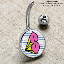 将图片加载到图库查看器,Hot Pink Cool S Belly Ring by Onyx O