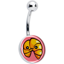 Load image into Gallery viewer, Quaso Croissant Belly Ring by Onyx O