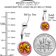 Load image into Gallery viewer, Quaso Croissant Belly Ring by Onyx O