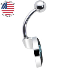 Load image into Gallery viewer, Epic Blue Belly Ring