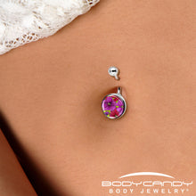 Load image into Gallery viewer, Blossom Creation Tropical Floral Flowers Belly Ring by Onyx O