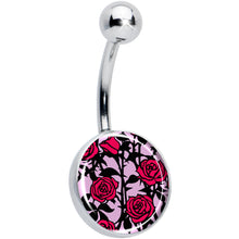 Load image into Gallery viewer, Blossom Creation Floral Love of Roses Belly Ring by Onyx O