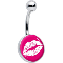 Load image into Gallery viewer, Red Hot Lips Belly Ring by Onyx O