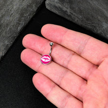 Load image into Gallery viewer, Red Hot Lips Belly Ring by Onyx O